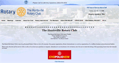 Desktop Screenshot of huntsvillerotary.com